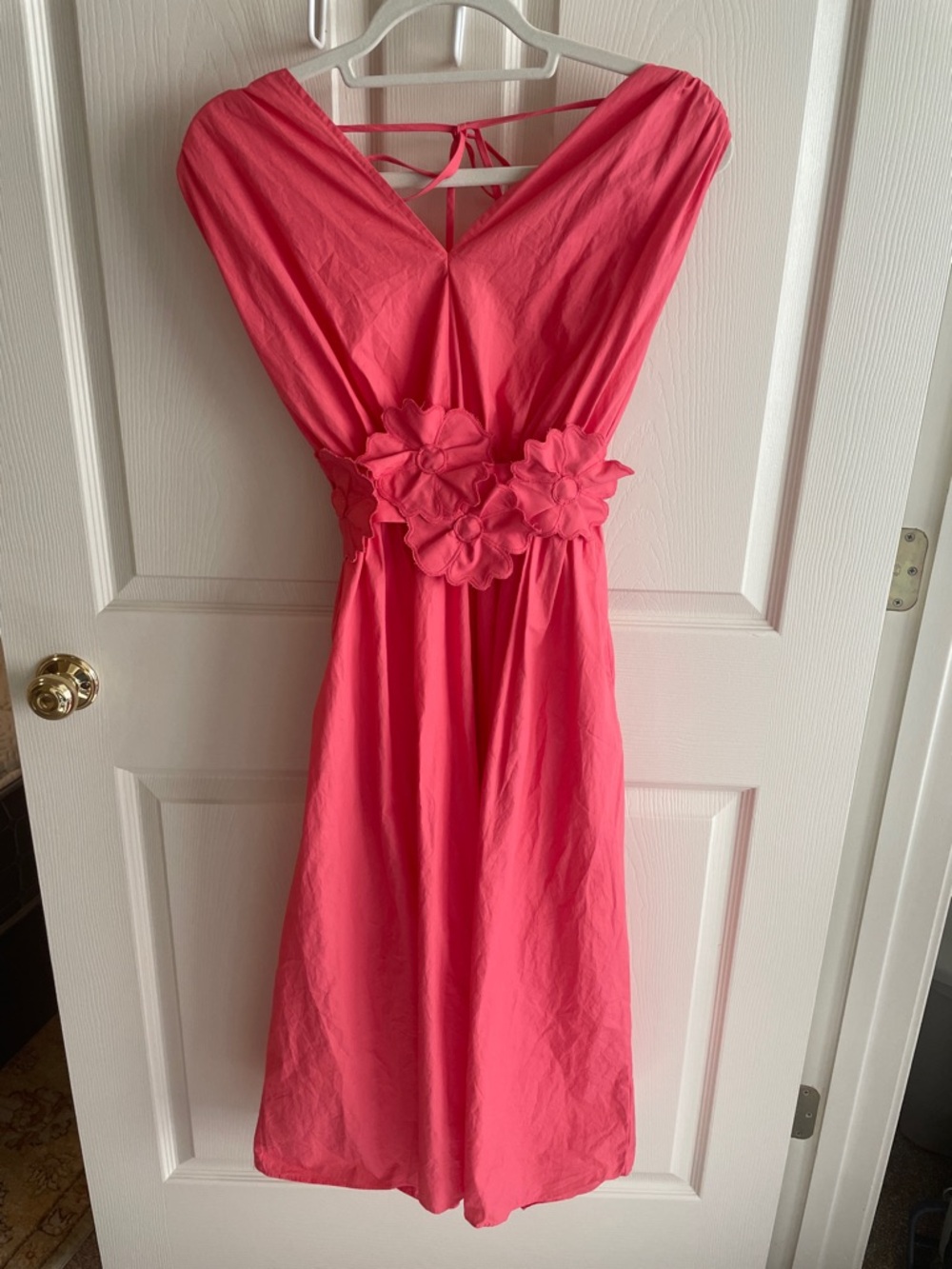 Coral  Midi Dress